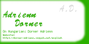 adrienn dorner business card